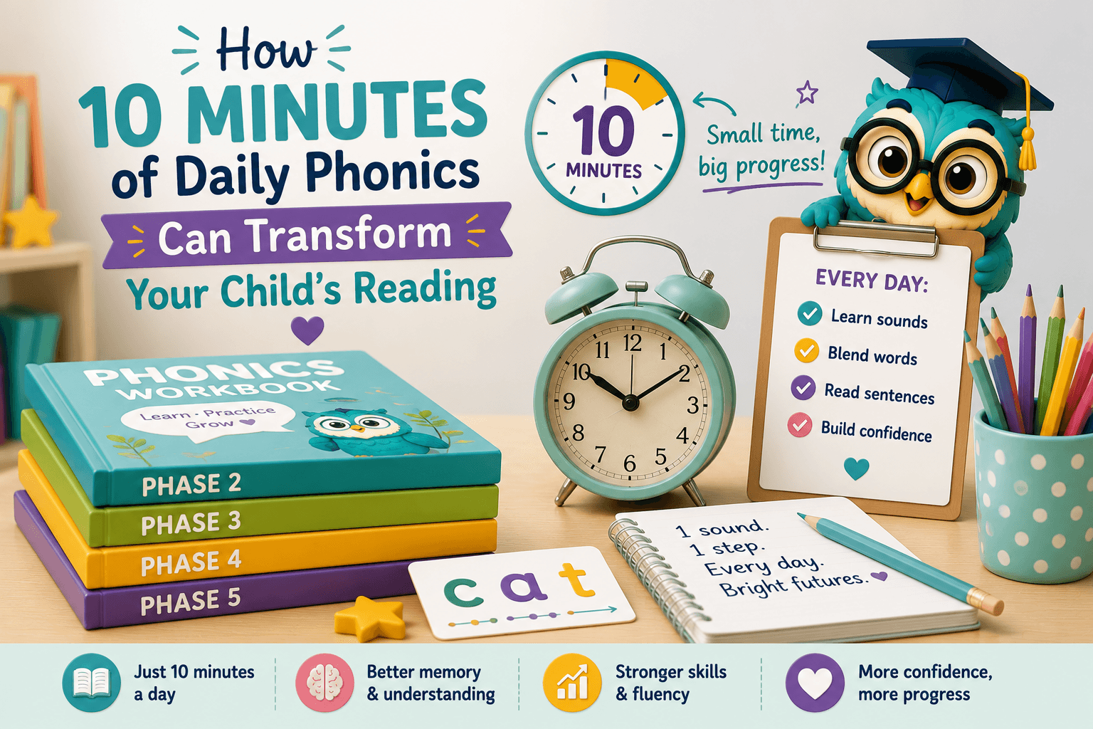 How Just 10 Minutes of Daily Phonics Can Transform Your Child’s Reading