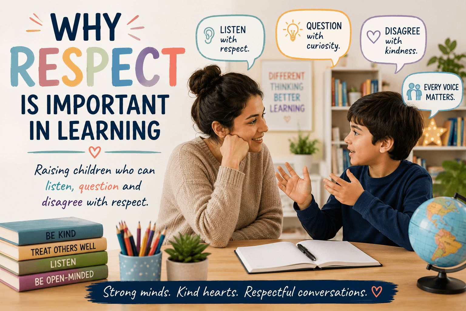Why Respect Is Important in Learning: Raising Children Who Can Listen, Question and Disagree