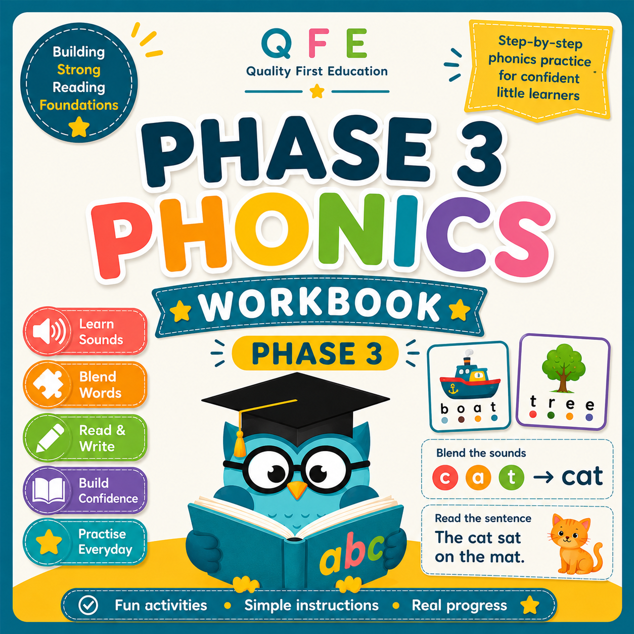 Phase 3 Phonics Workbook